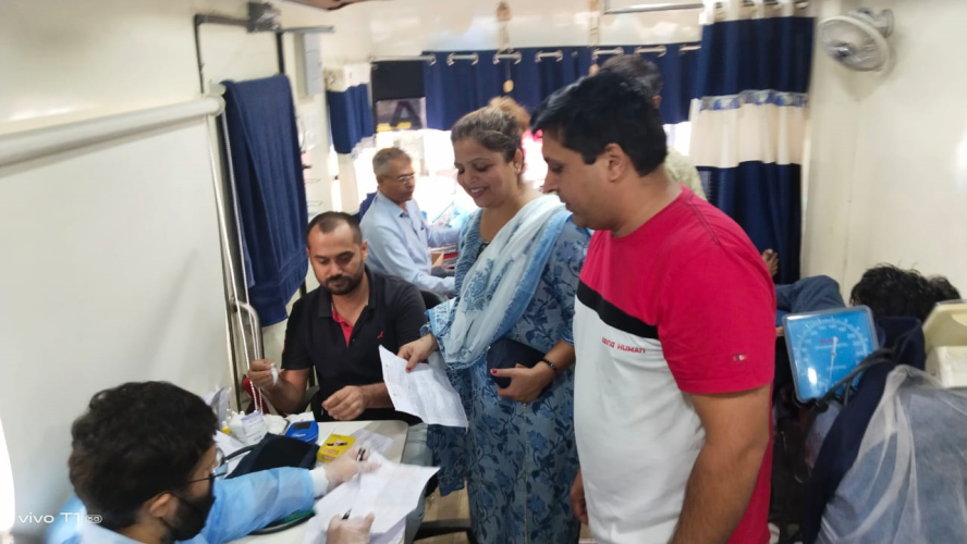 Health and Blood Donation Camp